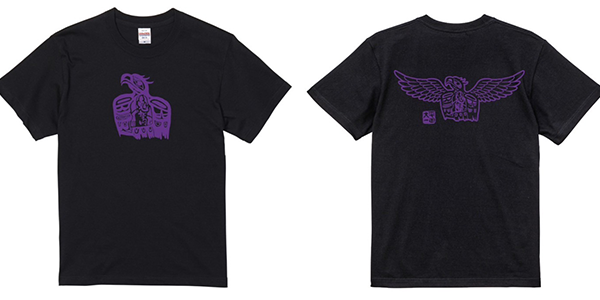Tシャツ黒白画像